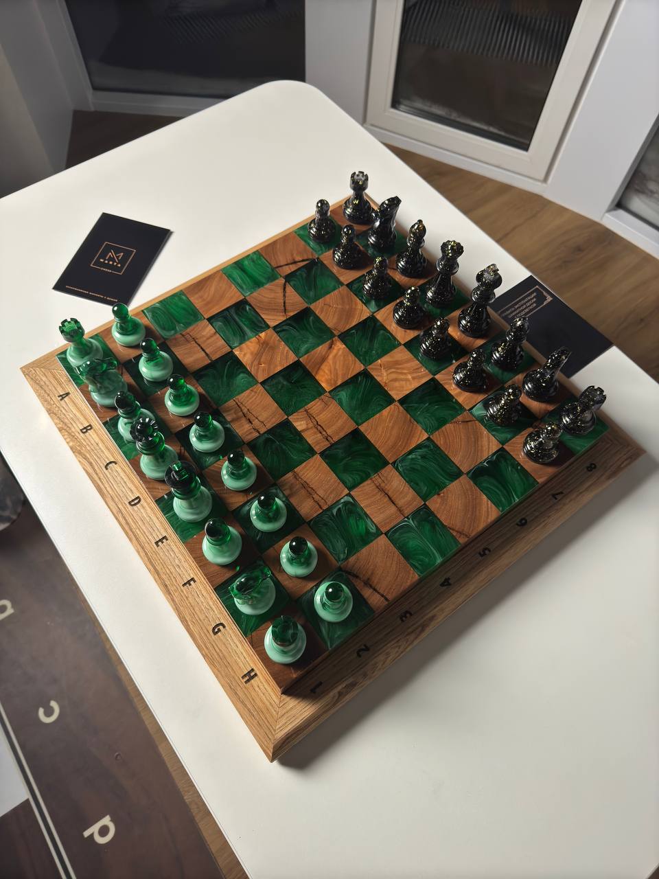 Green chess with fog Granadas.store