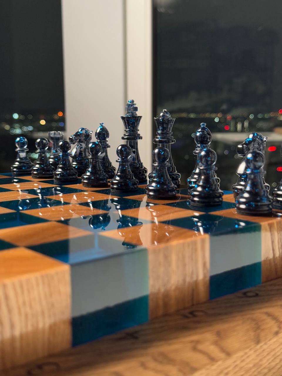 Blue chess with backlight Granadas.store