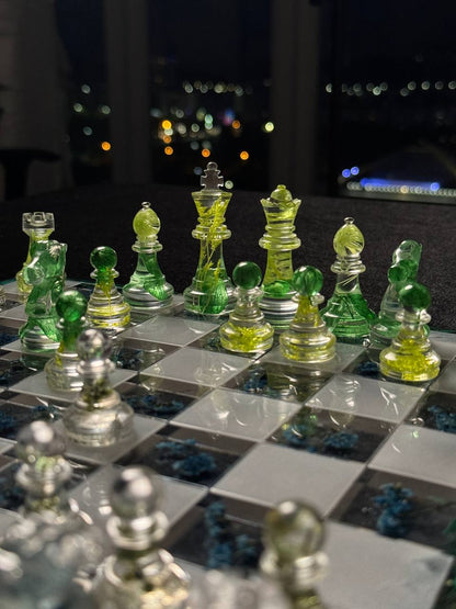 Chess with dried flowers Granadas.store