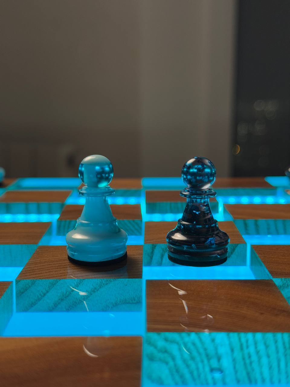 Blue chess with backlight Granadas.store