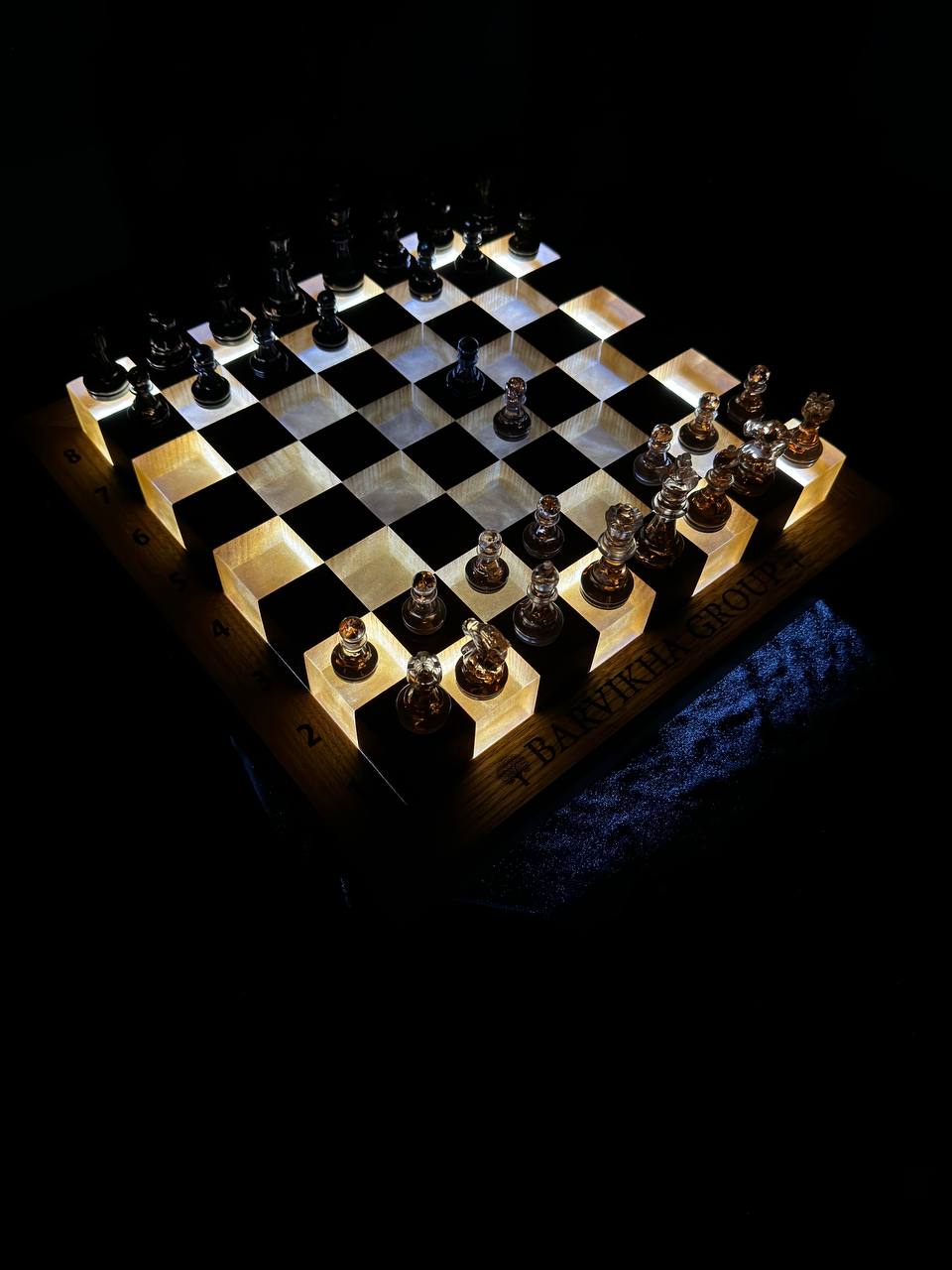 Chess with liquid gold Granadas.store