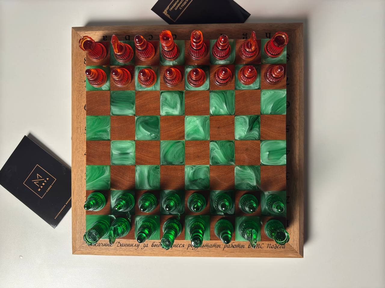 Malachite chess Granadas.store