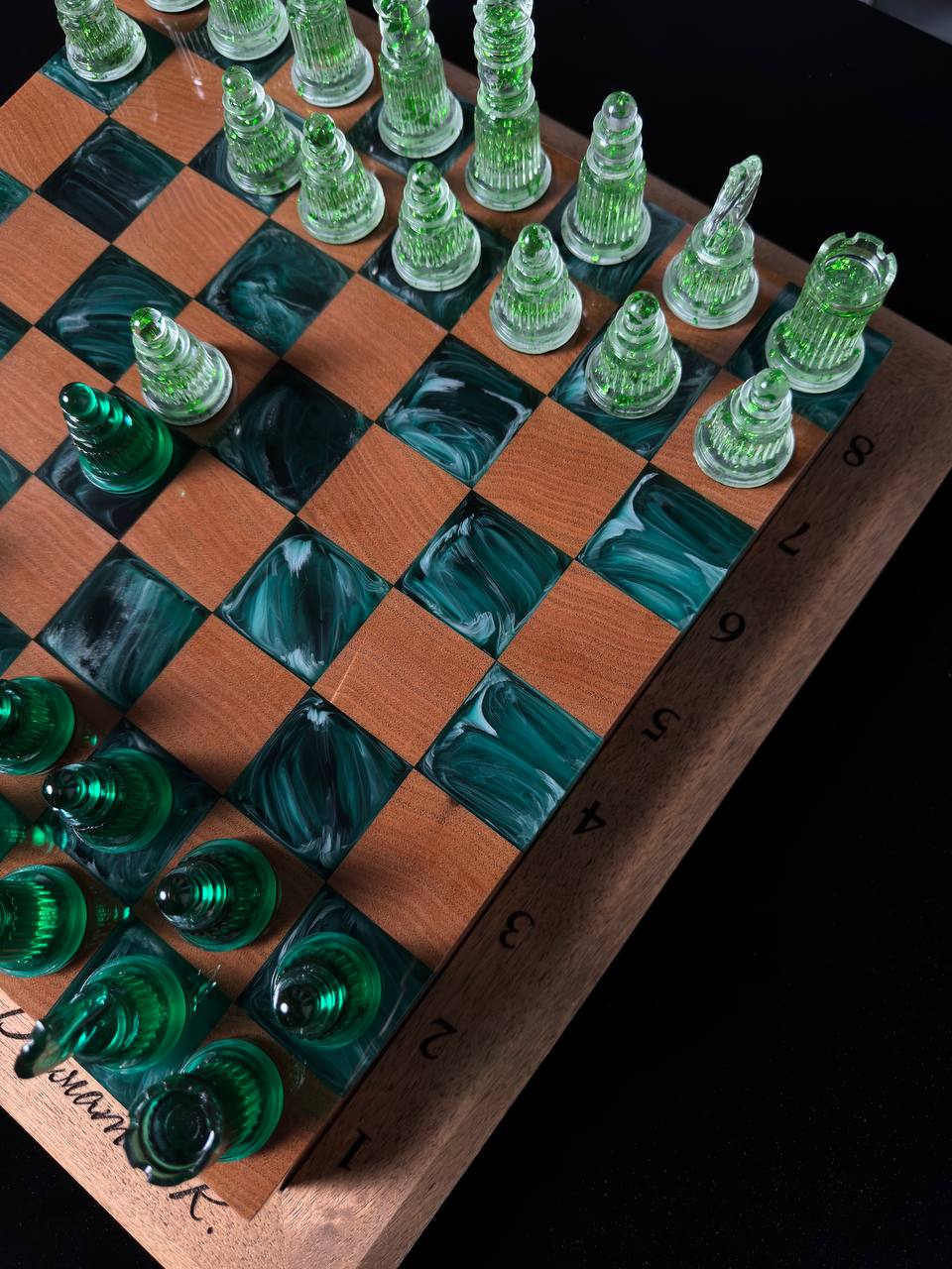 Malachite chess Granadas.store