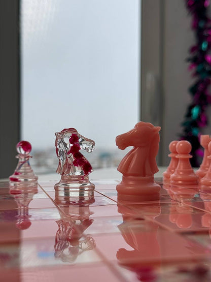 Chess with dried flowers Granadas.store