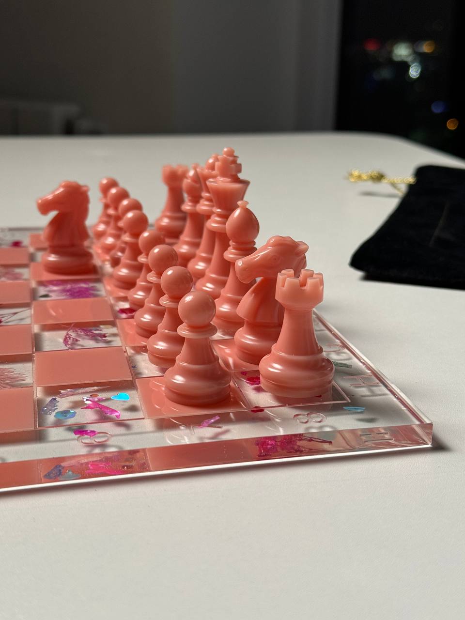 Chess with dried flowers Granadas.store