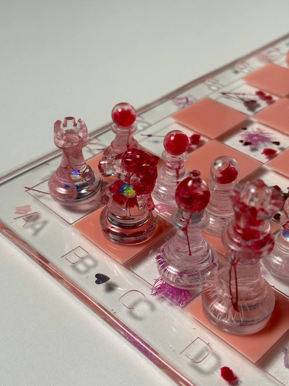 Chess with dried flowers Granadas.store