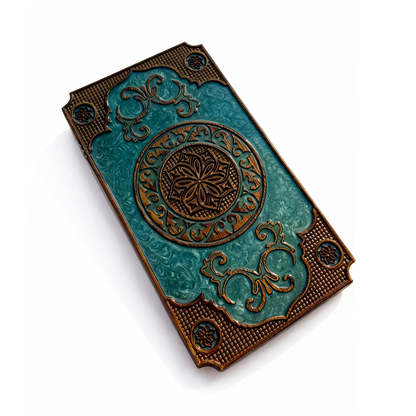 Ararat Heritage Handmade Backgammon Set | Carved Wood & Epoxy Resin Granadas.store